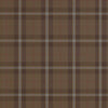 Winslow Plaid Chestnut T1031 by Thibaut Designer Wallpaper