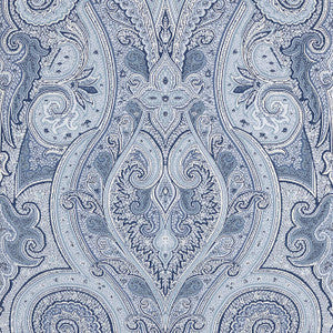 Patani Blue T1034 by Thibaut Designer Wallpaper