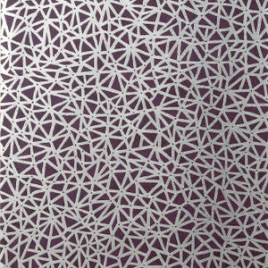 Aedan Plum T10407 by Thibaut Designer Wallpaper