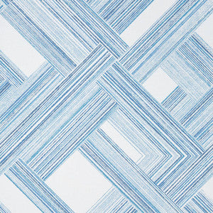 Telaio Blue T10449 by Thibaut Designer Wallpaper