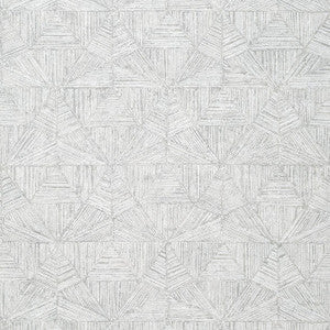 Crystalla Grey T10460 by Thibaut Designer Wallpaper