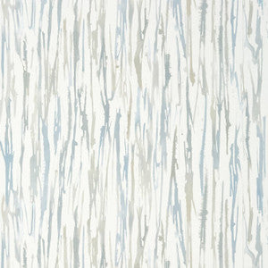 Aurora Soft Blue and Grey T10465 by Thibaut Designer Wallpaper