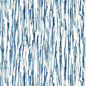 Aurora Navy T10469 by Thibaut Designer Wallpaper