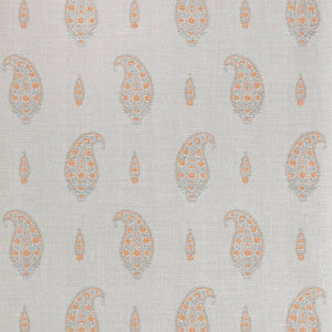 Maduri Tangerine and Grey T1050 by Thibaut Designer Wallpaper