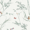 VIRGINIA Soft Green T10527 by Thibaut Designer Wallpaper