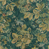 NIGHT GARDEN Peacock T10530 by Thibaut Designer Wallpaper