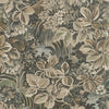 NIGHT GARDEN Brown T10532 by Thibaut Designer Wallpaper