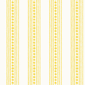 New Haven Stripe Yellow T10610 by Thibaut Designer Wallpaper