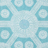 Stonington Turquoise T10634 by Thibaut Designer Wallpaper