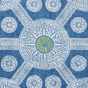 Stonington Blue and Green T10636 by Thibaut Designer Wallpaper