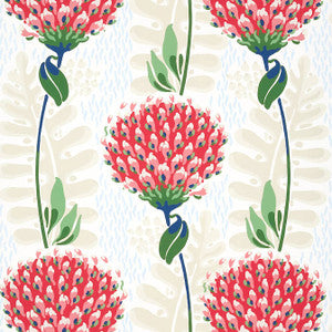 Tiverton Red T10647 by Thibaut Designer Wallpaper
