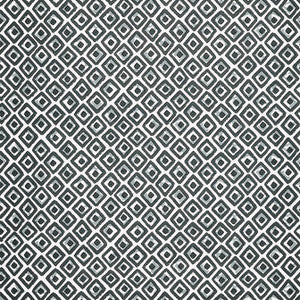 Indian Diamond Black T10661 by Thibaut Designer Wallpaper