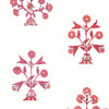Indian Flower Pink T10667 by Thibaut Designer Wallpaper