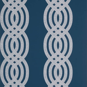 Braid Navy T10802 by Thibaut Designer Wallpaper