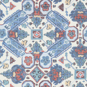 Persian Carpet Blue and White T10824 by Thibaut Designer Wallpaper