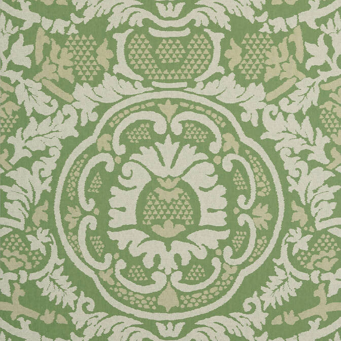 Earl Damask Green T10838 by Thibaut Wallpaper Thibaut Wallpaper Earl Damask Green T10838Wallpaper Heritage Wallpaper UNITED STATES </p><p>Repeat: V: 25.25 27 - Fabric Carolina -