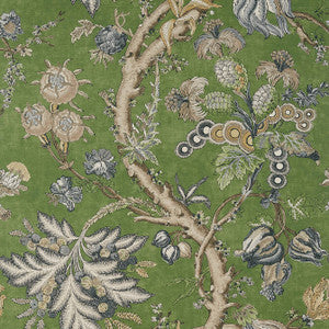 Chatelain Green T10844 by Thibaut Designer Wallpaper