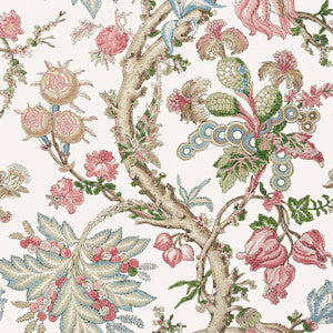 Chatelain Pink T10848 by Thibaut Designer Wallpaper