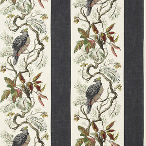 Williamson Black T10858 by Thibaut Designer Wallpaper