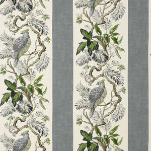 Williamson Grey T10860 by Thibaut Designer Wallpaper