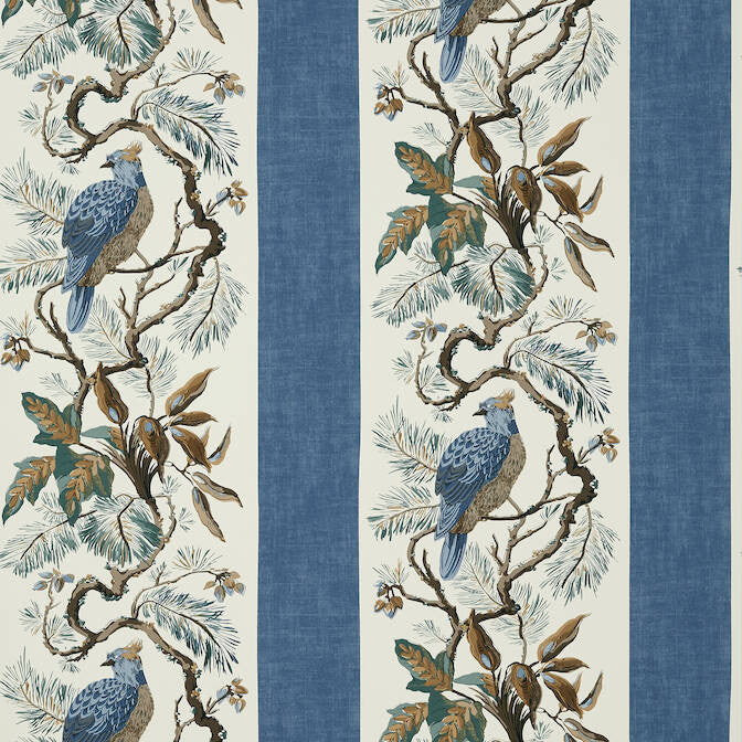 Williamson Blue T10861 by Thibaut Wallpaper Thibaut Wallpaper Williamson Blue T10861Wallpaper Heritage Wallpaper UNITED STATES </p><p>Repeat: V: 18 27 - Fabric Carolina -