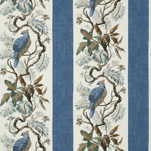 Williamson Blue T10861 by Thibaut Designer Wallpaper
