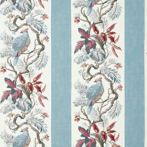 Williamson Spa Blue T10863 by Thibaut Designer Wallpaper