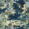 Lincoln Toile Navy and Teal T10867 by Thibaut Designer Wallpaper