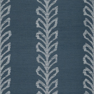Evia Navy T10903 by Thibaut Designer Wallpaper