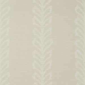Evia Light Taupe and White T10905 by Thibaut Designer Wallpaper