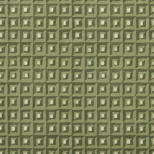 Square Dance Olive Green T12846 by Thibaut Designer Wallpaper