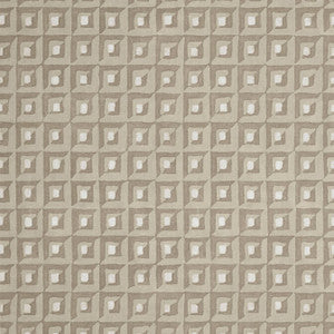Square Dance Taupe T12850 by Thibaut Designer Wallpaper