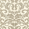FROTTOLA Metallic on White T1301 by Thibaut Designer Wallpaper