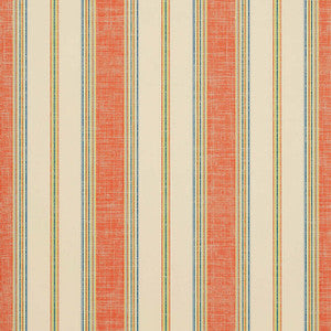 Bohemian Stripe Mandarin T13020 by Thibaut Designer Wallpaper