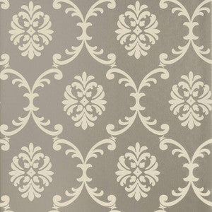 Bastille Metallic Silver T13035 by Thibaut Designer Wallpaper