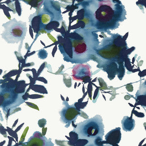 Open Spaces Blue T13083 by Thibaut Designer Wallpaper