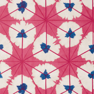 Sunburst Pink and Blue T13087 by Thibaut Designer Wallpaper