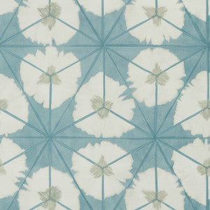 Sunburst Aqua T13091 by Thibaut Designer Wallpaper