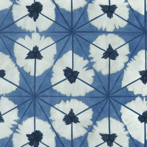 Sunburst Navy T13093 by Thibaut Designer Wallpaper
