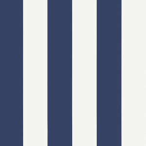 Summer Stripe Navy T13134 by Thibaut Designer Wallpaper