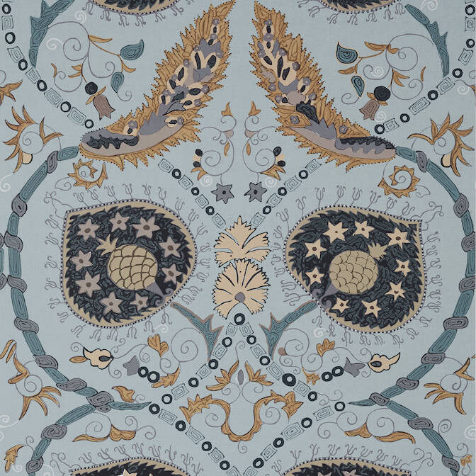 Lewis Mineral Blue T13214 by Thibaut Wallpaper Thibaut Wallpaper Lewis Mineral Blue T13214Wallpaper Mesa Non Woven Wallpaper UNITED STATES </p><p>Repeat: V: 48.5 27 - Fabric Carolina -