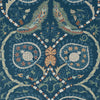 Lewis Navy and Teal T13217 by Thibaut Designer Wallpaper