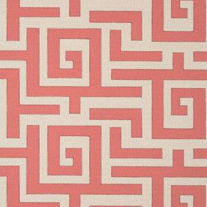 Tulum Coral T13223 by Thibaut Designer Wallpaper