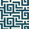 Tulum Navy T13225 by Thibaut Designer Wallpaper