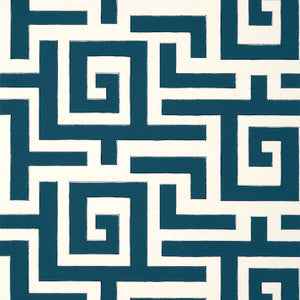Tulum Navy T13225 by Thibaut Designer Wallpaper
