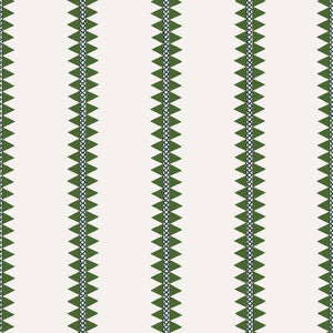 Reno Stripe Green T13242 by Thibaut Designer Wallpaper