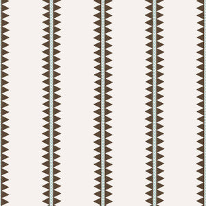 Reno Stripe Brown T13246 by Thibaut Designer Wallpaper