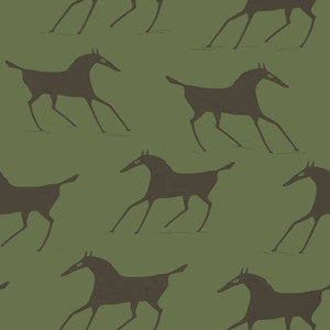Marlborough Downs Green T13264 by Thibaut Designer Wallpaper