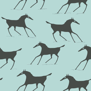 Marlborough Downs Spa Blue T13267 by Thibaut Designer Wallpaper