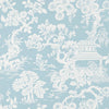 Japanese Garden Spa Blue T13303 by Thibaut Designer Wallpaper